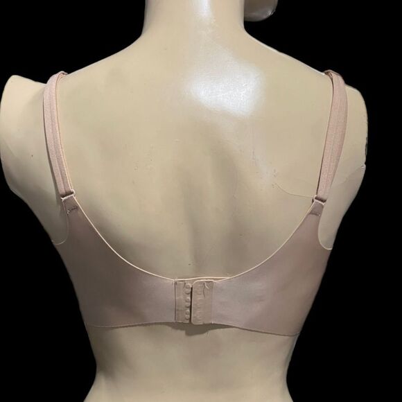 Victorias Secret Supersoft Satin Lined Demi bra Beige 34B - Picture 5 of 5